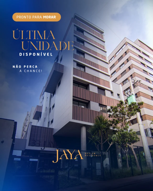 🚨 Última unidade disponível no Jaya!

Você ainda tem a chance de garantir o imóvel dos seus sonhos, mas apenas uma unidade resta! 

Venha visitar o decorado e sinta de perto o conforto, a sofisticação e a qualidade de vida que o Jaya proporciona. 

Agende sua visita antes que seja tarde!

📱 (31) 99366-1063

#Jaya #ÚltimaUnidade #MorarEmBH #AltoPadrão #Exclusividade #Conforto #Protempo #VisiteODecorado #InvestirEmBH