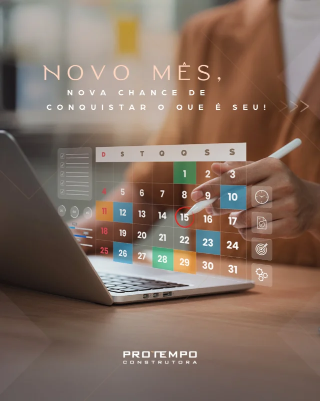 Novo mês, nova chance de conquistar o seu lar!

Outubro é a oportunidade perfeita para dar o passo definitivo em direção ao imóvel dos seus sonhos! 🏡✨

Com as últimas unidades disponíveis e com produtos em lançamento, não deixe para depois. Garantir sua casa nos empreendimentos Protempo é escolher qualidade de vida e exclusividade.

Fale com nossos especialistas e não perca essa chance única.

(31) 99366-1063 (WhatsApp)
