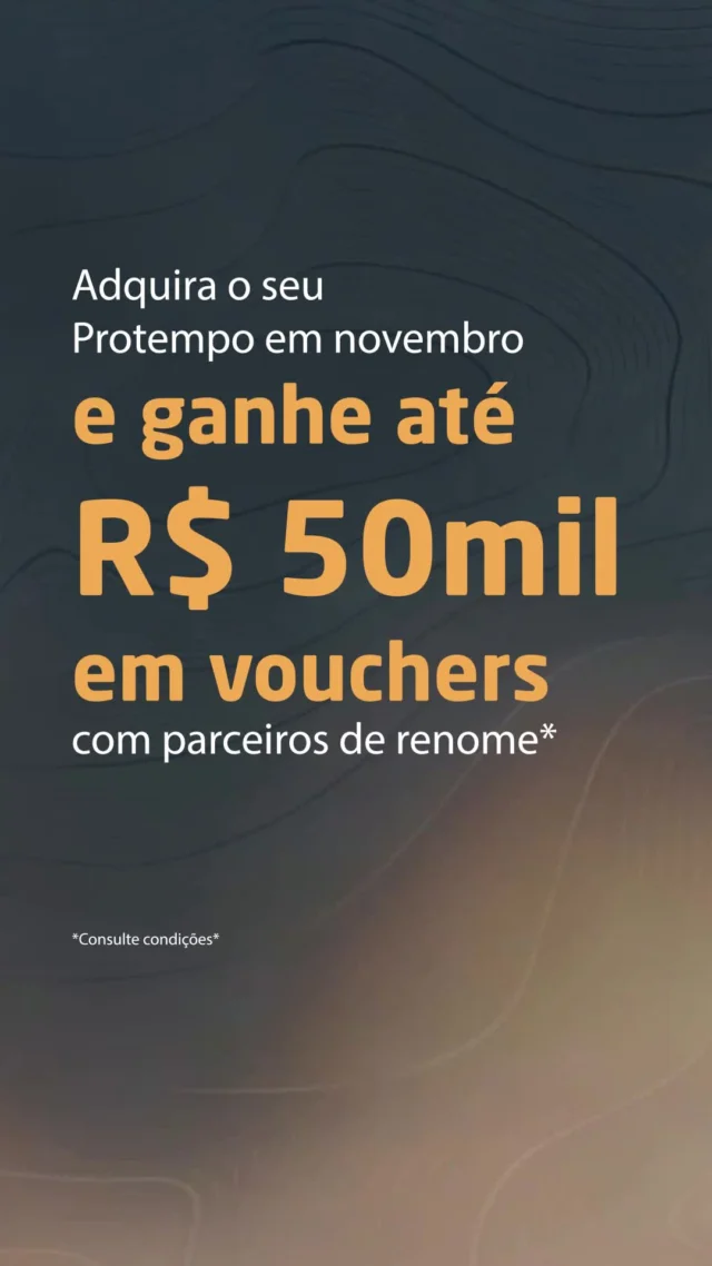 Até R$ 50 mil em vouchers com parceiros renomados: só em novembro. Só na Protempo.
 
Ao adquirir a sua unidade neste mês, você garante benefícios exclusivos para transformar seu novo lar.
⠀
💡 Iluminação na A. de Arte 
🗄️ Armários Planejados na L’Idea 
🪑 Projeto de decoração com Márcia Carvalhaes
 
Dê o seu toque.
⠀
Consulte as condições especiais! Válidas por tempo limitado.
 
Fale com a gente e saiba mais.